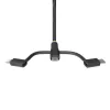 StarTech.com 1m robuuste USB-multilaadkabel, USB naar Lightning/Micro-USB/Type-C, Apple MFi gecertificeerd, aramide mantel, universele 3-in-1 USB-laadkabel voor iPhone/iPad/Android