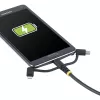 StarTech.com 1m robuuste USB-multilaadkabel, USB naar Lightning/Micro-USB/Type-C, Apple MFi gecertificeerd, aramide mantel, universele 3-in-1 USB-laadkabel voor iPhone/iPad/Android