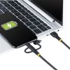StarTech.com 1m robuuste USB-multilaadkabel, USB naar Lightning/Micro-USB/Type-C, Apple MFi gecertificeerd, aramide mantel, universele 3-in-1 USB-laadkabel voor iPhone/iPad/Android