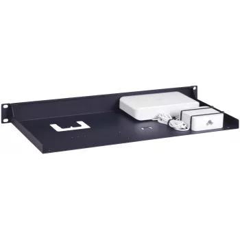 Montageset Rackmount.IT RM-UB-T4 1U blauw metallic 482mm breed 217mm diep