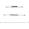 StarTech.com 1m (3ft) USB naar Lightning kabel, MFi-gecertificeerd, spiraalvormige iPhone oplaadkabel, zwart, duurzame TPE-mantel aramidevezel, robuuste spiraalkabel Lightning