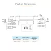 StarTech.com 1m (3ft) USB naar Lightning kabel, MFi-gecertificeerd, spiraalvormige iPhone oplaadkabel, zwart, duurzame TPE-mantel aramidevezel, robuuste spiraalkabel Lightning