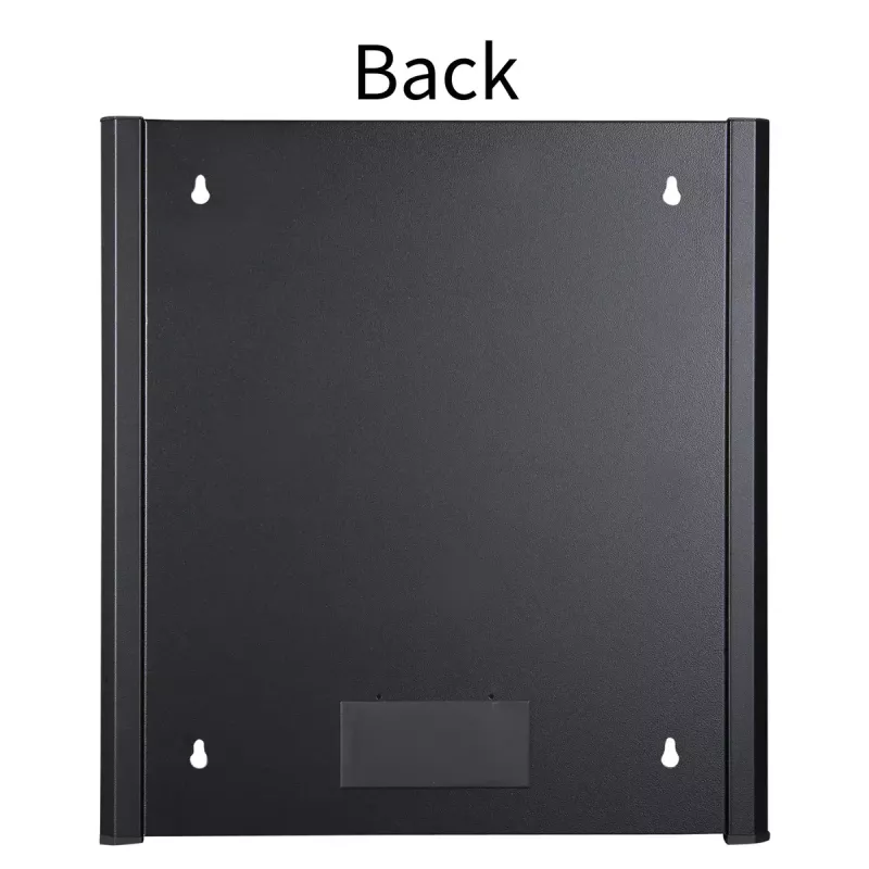 Wandmontagerack LOGON RWM12U45BL 12U zwart sleutelslot kabelmanagement