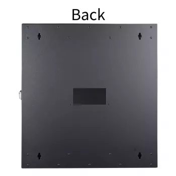 Wandmontage-rack LOGON RWMD12UBL 12U zwart 80 kg draagvermogen