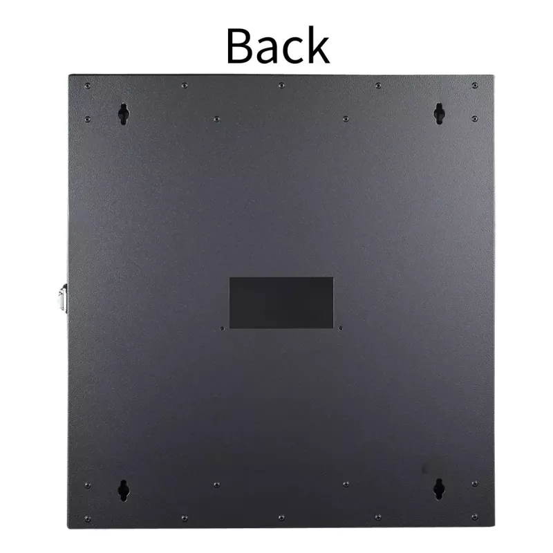 Wandmontage-rack LOGON RWMD12UBL 12U zwart 80 kg draagvermogen