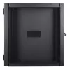 Wandmontage-rack LOGON RWMD12UBL 12U zwart 80 kg draagvermogen