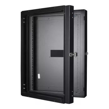 Wandmontagekast LOGON RWMD16UBL 16U zwart 80 kg draagvermogen