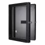 Wandmontagekast LOGON RWMD16UBL 16U zwart 80 kg draagvermogen