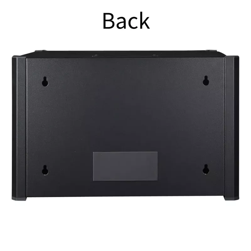 Wandmontagekast LOGON RWP07U45BL 7U zwart sleutelslot