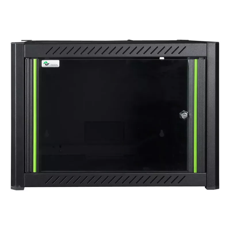 Wandmontagekast LOGON RWP07U45BL 7U zwart sleutelslot