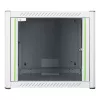 Wandmontagekast LOGON RWP09U56WH 9U wit sleutelslot