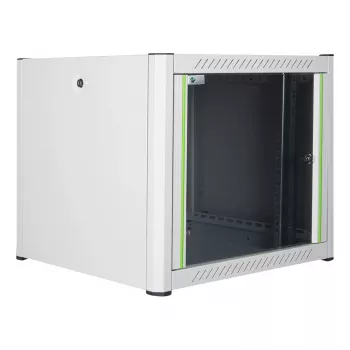 Wandmontagekast LOGON RWP09U56WH 9U wit sleutelslot