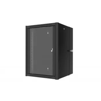 Lanview RWP16U45BL-D rackkast 16HE wandmontage rack zwart