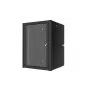 Lanview RWP16U45BL-D rackkast 16HE wandmontage rack zwart