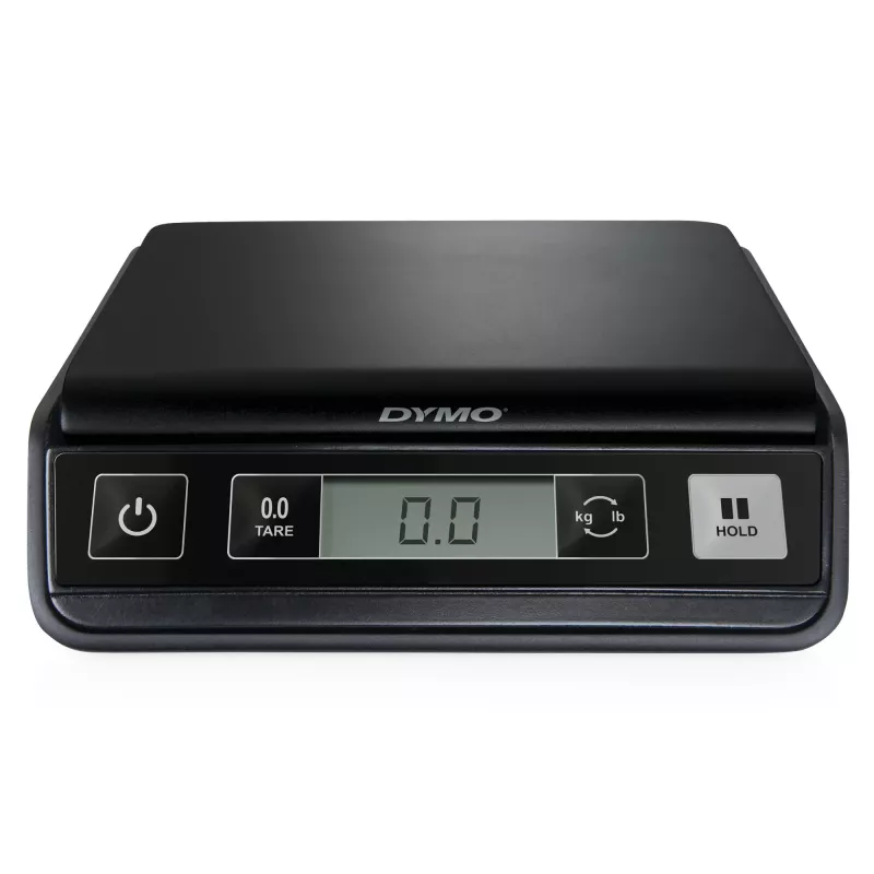 DYMO M2 digitale brievenweger, 2 kg, LCD, 3x AAA, 18,5 x 16,1 x 4,4 cm, zwart