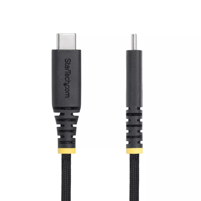 StarTech.com 1 m USB-C-oplaadkabel, robuust en ultra-flexibel, 240 W (5 A) PD EPR, USB 2.0 laptop-oplaadkabel, USB-IF-gecertificeerd, duurzame USB-C-oplaadkabel