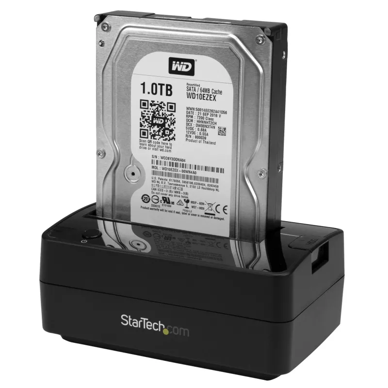 StarTech.com Single Bay USB 3.1 / eSATA naar SATA harde schijf-dockingstation, USB 3.1 (10 Gbit/s) harde schijf-dock, externe 2.5/3.5 inch SATA III HDD/SSD dockingstation, top-loading harde schijf-slot