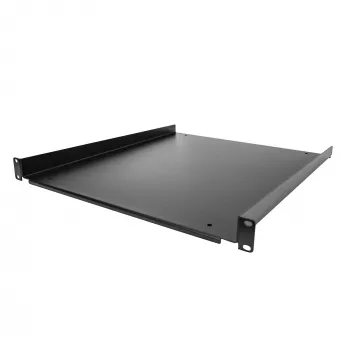 StarTech.com 1U serverrack-legbord – universeel uitstekend rackmount-legbord voor 19-inch netwerkapparatuurrack en -kast – duurzaam ontwerp – draagvermogen 55 lb/25 kg – 20 inch diep vak