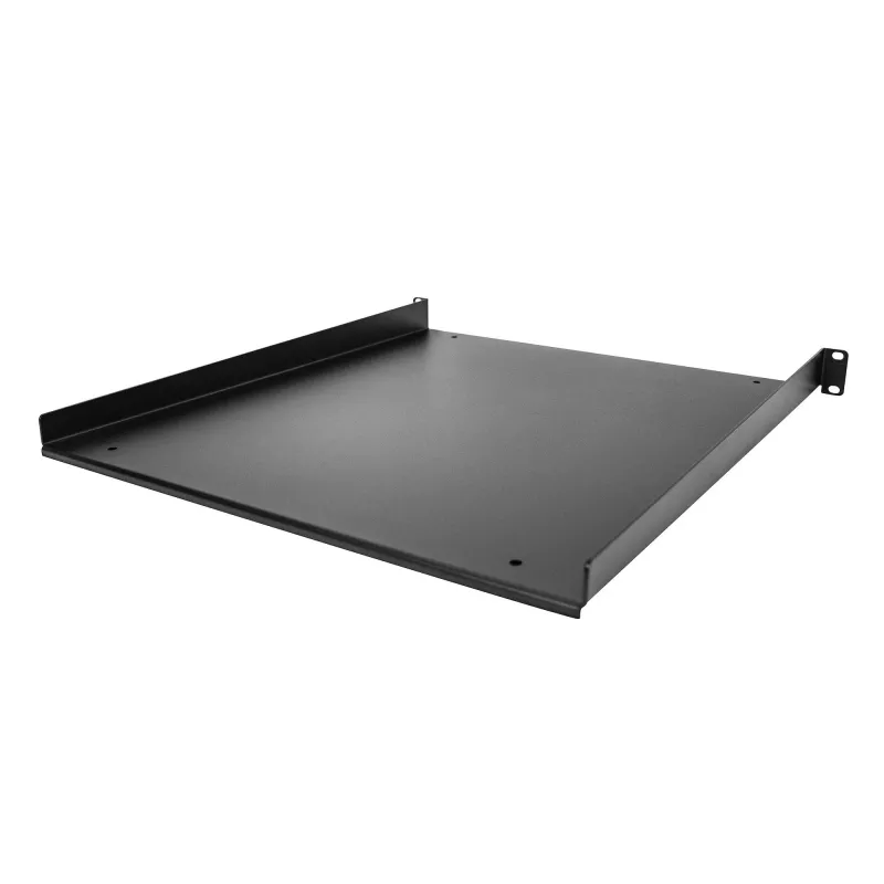 StarTech.com SHELF-1U-20-FIXED-S 1U 19-inch vaste vrijdragende serverrackplank, frontmontage, draagvermogen 25 kg (55 lb), 50 cm (20 inch) diep