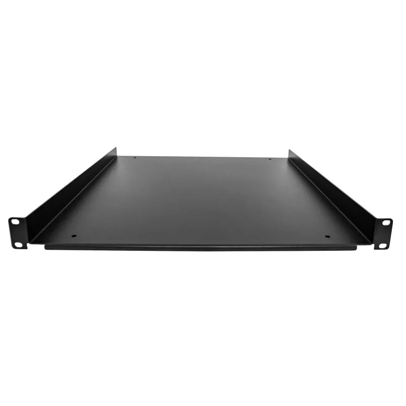 StarTech.com SHELF-1U-20-FIXED-S 1U 19-inch vaste vrijdragende serverrackplank, frontmontage, draagvermogen 25 kg (55 lb), 50 cm (20 inch) diep