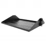 StarTech.com 2U serverrack-legbord, midden gemonteerd universeel geventileerd rackmount-uitsteekblad voor 19-inch netwerkkast, robuuste stalen uitvoering, 91 kg draagvermogen, 356 mm diepte, zwart