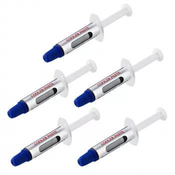 StarTech.com warmtegeleidingspasta, 5-pack hersluitbare spuiten (elk 1,5 g), metaaloxide-verbinding, warmtegeleidingspasta voor CPU-koellichaam