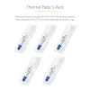 StarTech.com warmtegeleidingspasta, 5-pack hersluitbare spuiten (elk 1,5 g), metaaloxide-verbinding, warmtegeleidingspasta voor CPU-koellichaam