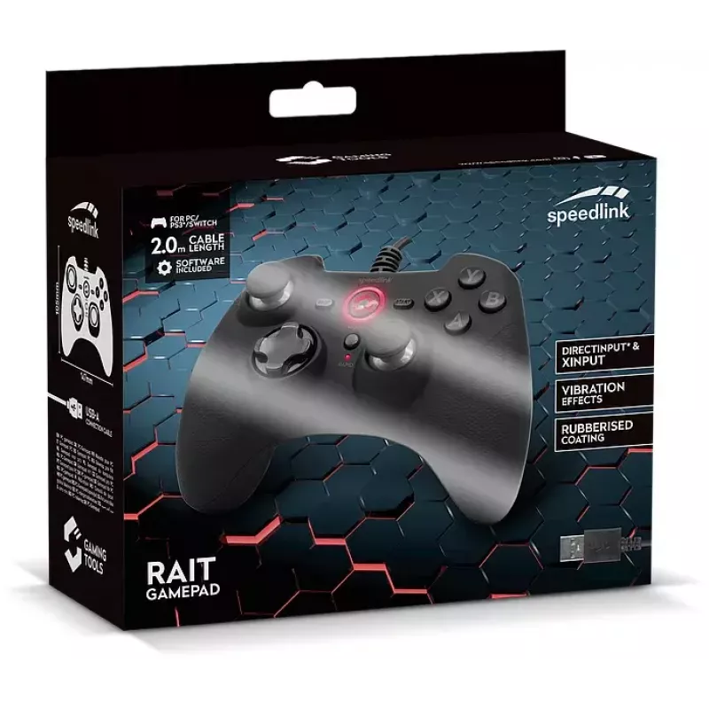 Gamepad SPEEDLINK RAIT zwart