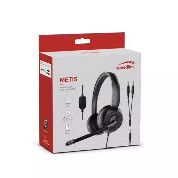 Hoofdtelefoon SPEEDLINK METIS bedraad gaming zwart