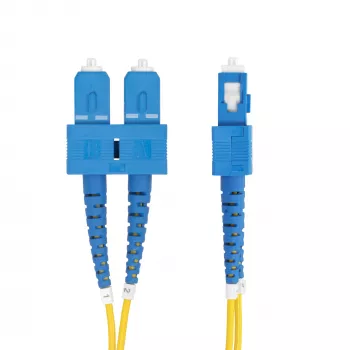 StarTech.com 3m SC naar SC (UPC) OS2 singlemode duplex glasvezelkabel, 9/125µm, 40G/100G zipcord, buigingsongevoelig, lage invoegverliezen - LSZH glasvezel-patchkabel