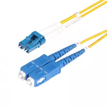 StarTech.com 10m (32.8ft) LC naar SC (UPC) OS2 singlemode duplex glasvezelkabel, 9/125µm, 100G, buigingsongevoelig, lage invoegverliezen - LSZH glasvezel-patchkabel