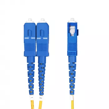 StarTech.com 5m (16,4ft) LC naar SC (UPC) OS2 singlemode duplex glasvezelkabel, 9/125µm, 100G, buigingsongevoelig, lage invoegverliezen - LSZH glasvezel-patchkabel