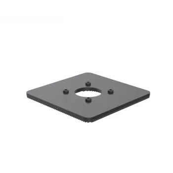Ergonomic Solutions SpacePole POS 150x150mm grondplaat 5mm, POS-plaat, zwart, metaal, 150 mm, 150 mm, 12 mm