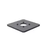 Ergonomic Solutions SpacePole POS 150x150mm grondplaat 5mm, POS-plaat, zwart, metaal, 150 mm, 150 mm, 12 mm
