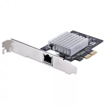StarTech.com 1-poorts 10Gbps PCIe-netwerkadapterkaart, netwerkkaart voor pc/server, zesvoudige snelheid PCIe-Ethernetkaart met jumbo-frame-ondersteuning, NIC/LAN-interfacekaart, 10GBASE-T en NBASE-T