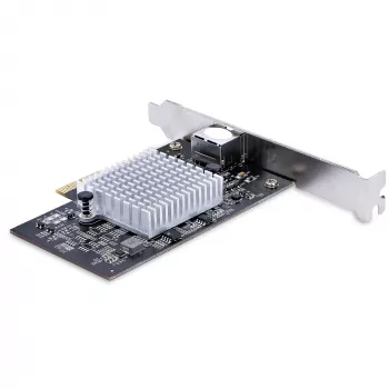 StarTech.com 1-poorts 10Gbps PCIe-netwerkadapterkaart, netwerkkaart voor pc/server, zesvoudige snelheid PCIe-Ethernetkaart met jumbo-frame-ondersteuning, NIC/LAN-interfacekaart, 10GBASE-T en NBASE-T