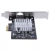 StarTech.com 1-poorts 10Gbps PCIe-netwerkadapterkaart, netwerkkaart voor pc/server, zesvoudige snelheid PCIe-Ethernetkaart met jumbo-frame-ondersteuning, NIC/LAN-interfacekaart, 10GBASE-T en NBASE-T
