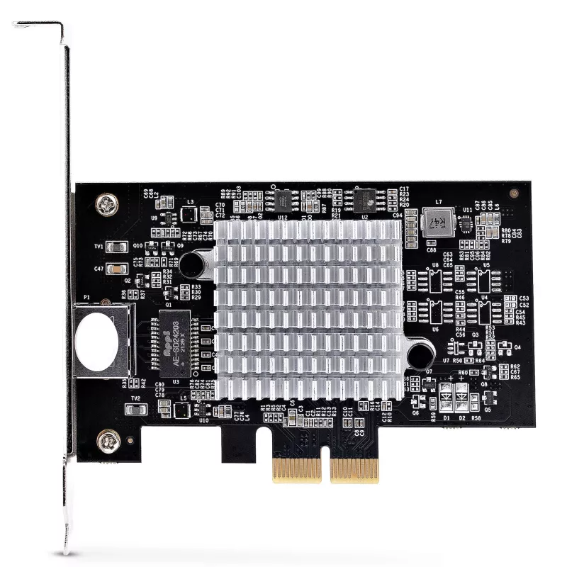 StarTech.com 1-poorts 10Gbps PCIe-netwerkadapterkaart, netwerkkaart voor pc/server, zesvoudige snelheid PCIe-Ethernetkaart met jumbo-frame-ondersteuning, NIC/LAN-interfacekaart, 10GBASE-T en NBASE-T