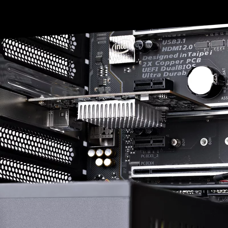 StarTech.com 1-poorts 10Gbps PCIe-netwerkadapterkaart, netwerkkaart voor pc/server, zesvoudige snelheid PCIe-Ethernetkaart met jumbo-frame-ondersteuning, NIC/LAN-interfacekaart, 10GBASE-T en NBASE-T