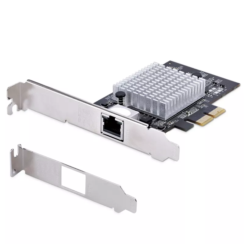 StarTech.com 1-poorts 10Gbps PCIe-netwerkadapterkaart, netwerkkaart voor pc/server, zesvoudige snelheid PCIe-Ethernetkaart met jumbo-frame-ondersteuning, NIC/LAN-interfacekaart, 10GBASE-T en NBASE-T