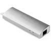 StarTech.com 3-poorts draagbare USB 3.0-hub met Gigabit Ethernet - geïntegreerde kabel~3-poorts draagbare USB 3.0-hub met Gigabit Ethernet - 5 Gbit/s - geïntegreerde kabel