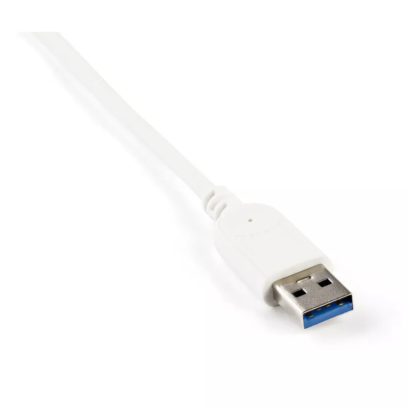 StarTech.com 3-poorts draagbare USB 3.0-hub met Gigabit Ethernet - geïntegreerde kabel~3-poorts draagbare USB 3.0-hub met Gigabit Ethernet - 5 Gbit/s - geïntegreerde kabel