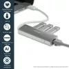 StarTech.com 3-poorts draagbare USB 3.0-hub met Gigabit Ethernet - geïntegreerde kabel~3-poorts draagbare USB 3.0-hub met Gigabit Ethernet - 5 Gbit/s - geïntegreerde kabel