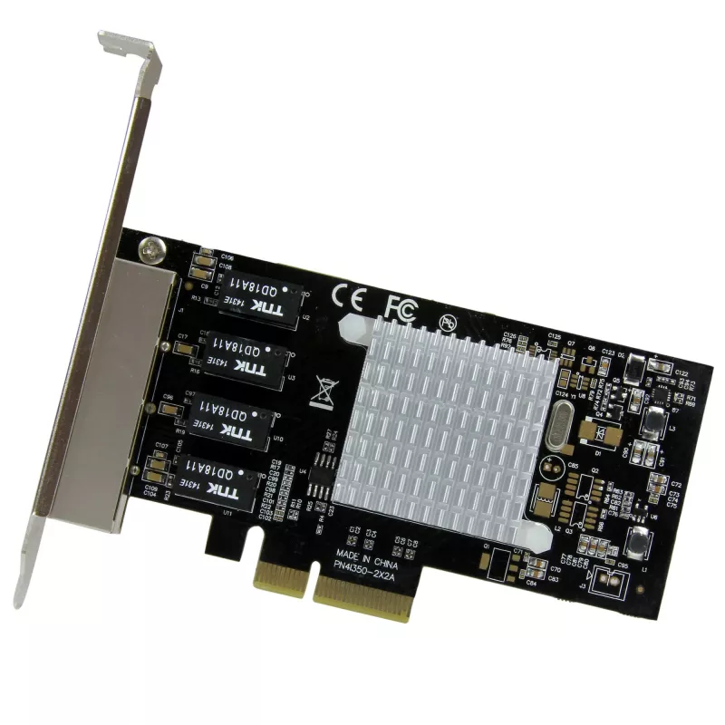 StarTech.com 4-poorts Gigabit Ethernet-netwerkkaart – PCI Express, Intel I350 NIC