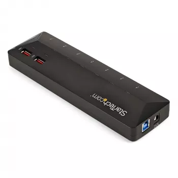 StarTech.com 7-poorts USB 3.0-hub plus toegewijde oplaadpoorten - 2 x 2.4A poorten~7-poorts USB 3.0-hub (5Gbps) plus toegewijde oplaadpoorten - 2 x 2.4A poorten