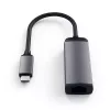 Satechi ST-TCENM USB-C naar Gigabit Ethernet-adapter, aluminium, spacegrijs