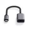 USB-kabel Satechi ST-UCATCM USB-C naar USB-A, USB 3.2 Gen 1 (5 Gbit/s), grijs