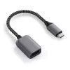 USB-kabel Satechi ST-UCATCM USB-C naar USB-A, USB 3.2 Gen 1 (5 Gbit/s), grijs