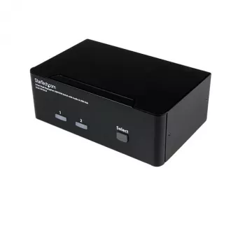 StarTech.com 2-poorts Dual DisplayPort USB KVM-switch met audio & USB 2.0-hub