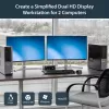 StarTech.com 2-poorts Dual DisplayPort USB KVM-switch met audio & USB 2.0-hub